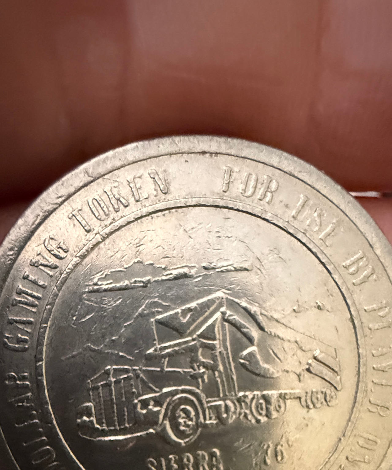 Sierra Sid's 76 Casino One Dollar Gaming Token