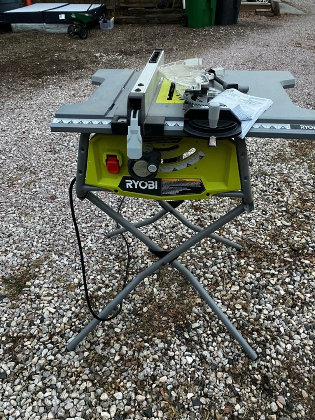 Ryobi 10" Table Saw with Folding Stand