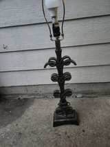 Vintage Wrought Iron Scroll Table Lamp - Image 2