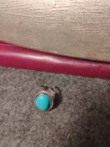 Southwestern Style Turquoise Necklace, Earrings, and Ring Set - Image 5