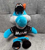 9” Miami Marlins Billy the Marlin Plush Mascot - Image 1