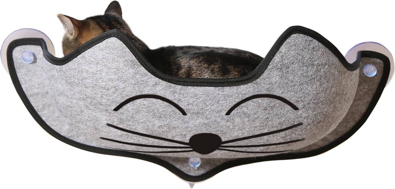 K&H Pet Products EZ Mount Kitty Sill - Cat Face