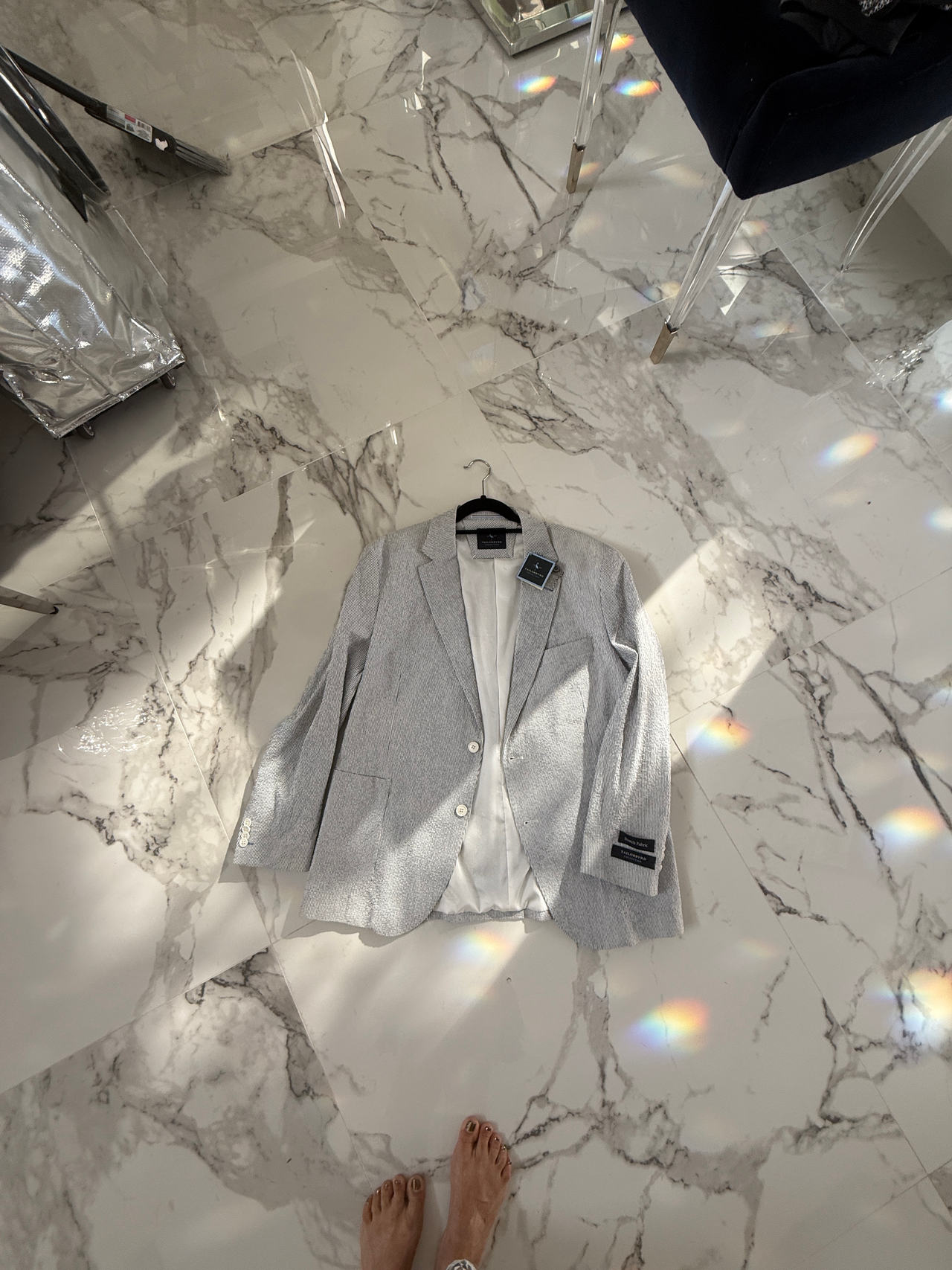 Men's Light Grey Blazer