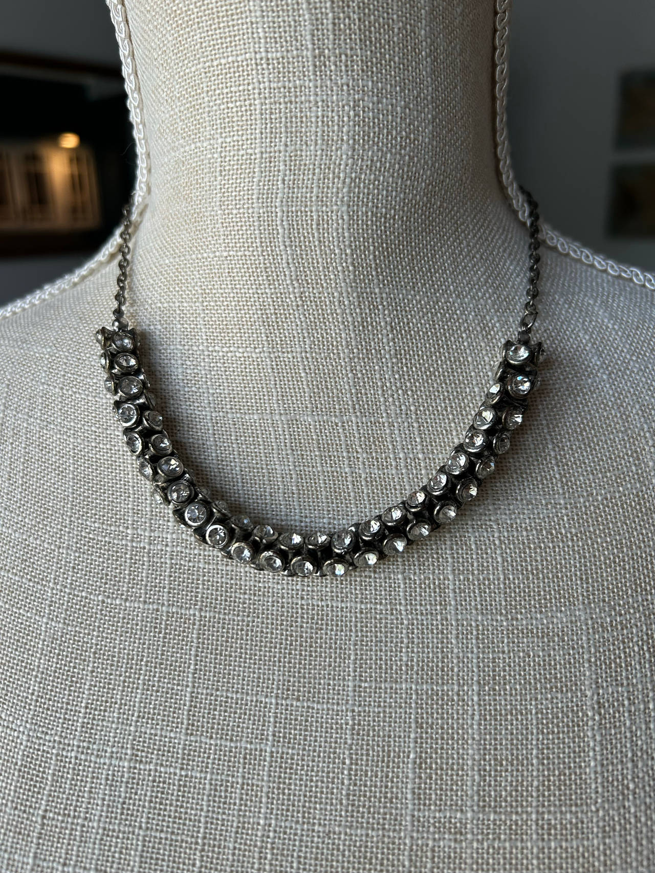 Rhinestone Statement Necklace