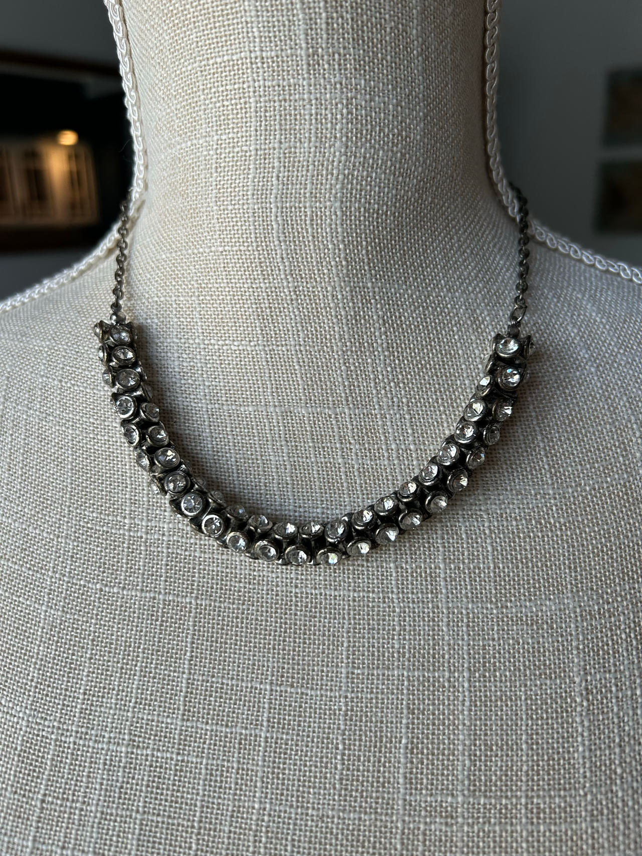 Rhinestone Statement Necklace