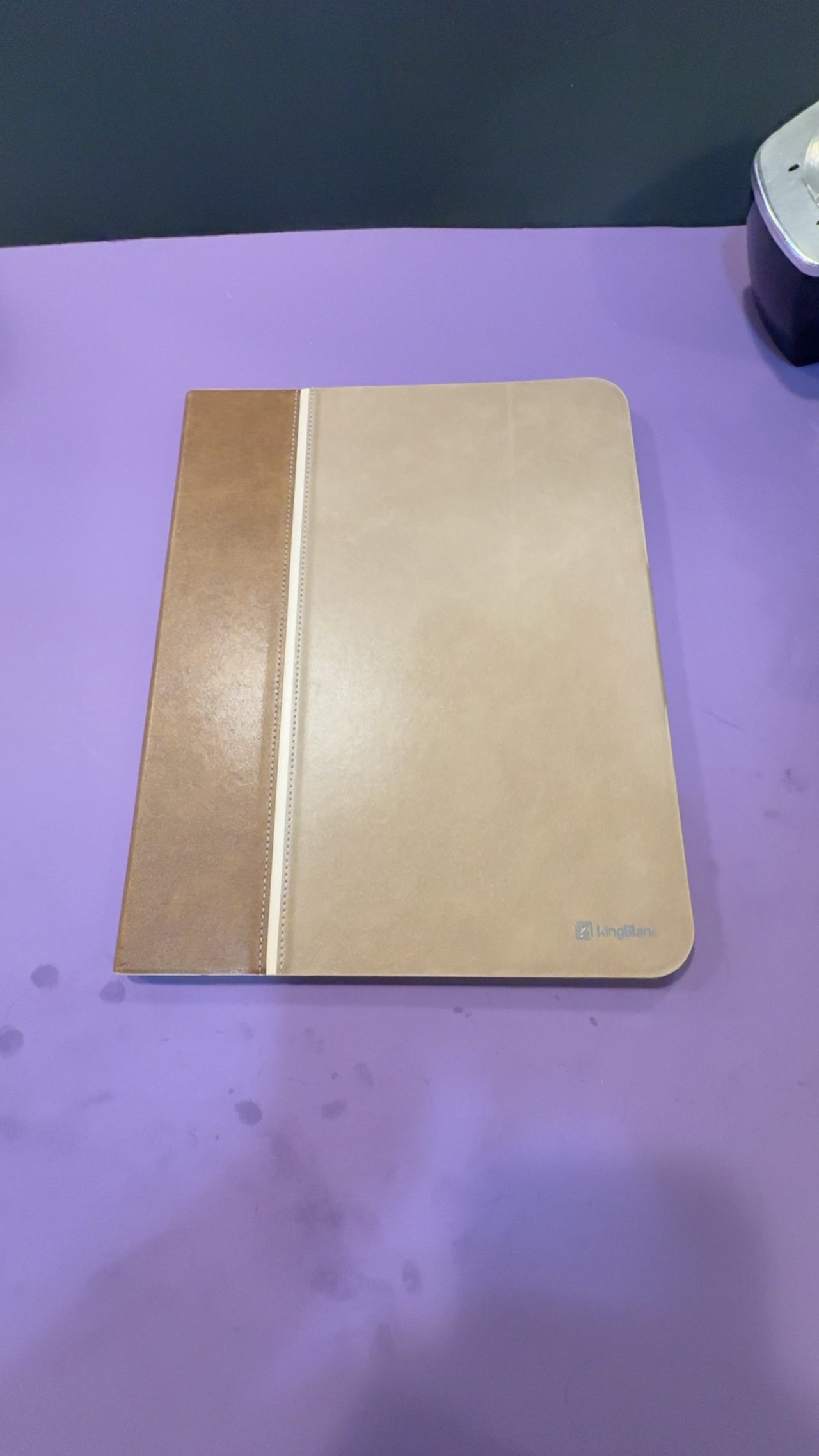 KingBlanc iPad Pro 12.9" Leather Case with Pencil Holder