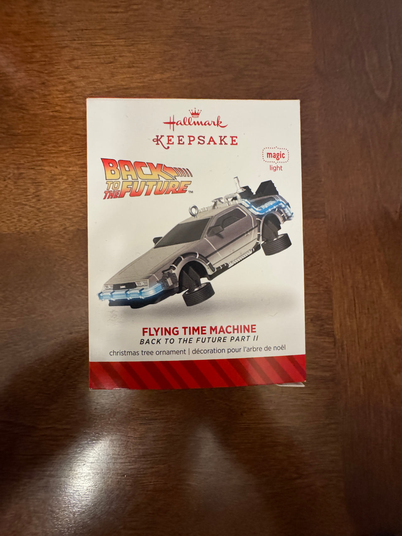 Hallmark Keepsake Flying Time Machine Back to the Future Part II Ornament