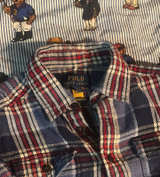 Polo Ralph Lauren Youth Plaid Flannel Shirt Medium 10/12 - Image 1
