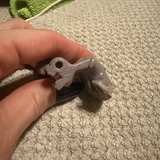 Littlest Pet Shop #484 Gray Squirrel Blue Tear Drop Star Eyes LPS Figure - Image 3