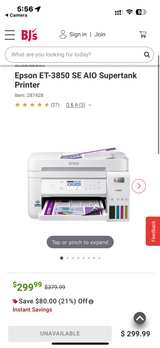 NEW Epson EcoTank ET-2850 Wireless Color All-in-One Printer - Image 6