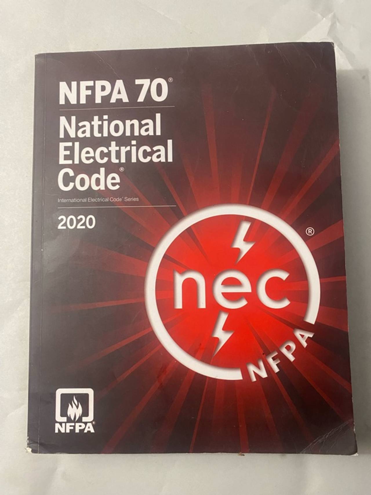 NFPA National Electrical Code 2020 paperback 