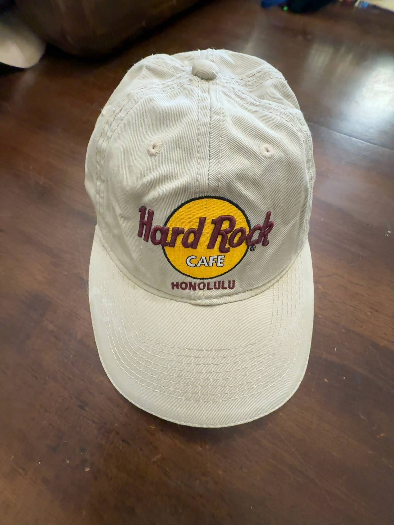 Hard Rock Cafe Beige Baseball Cap