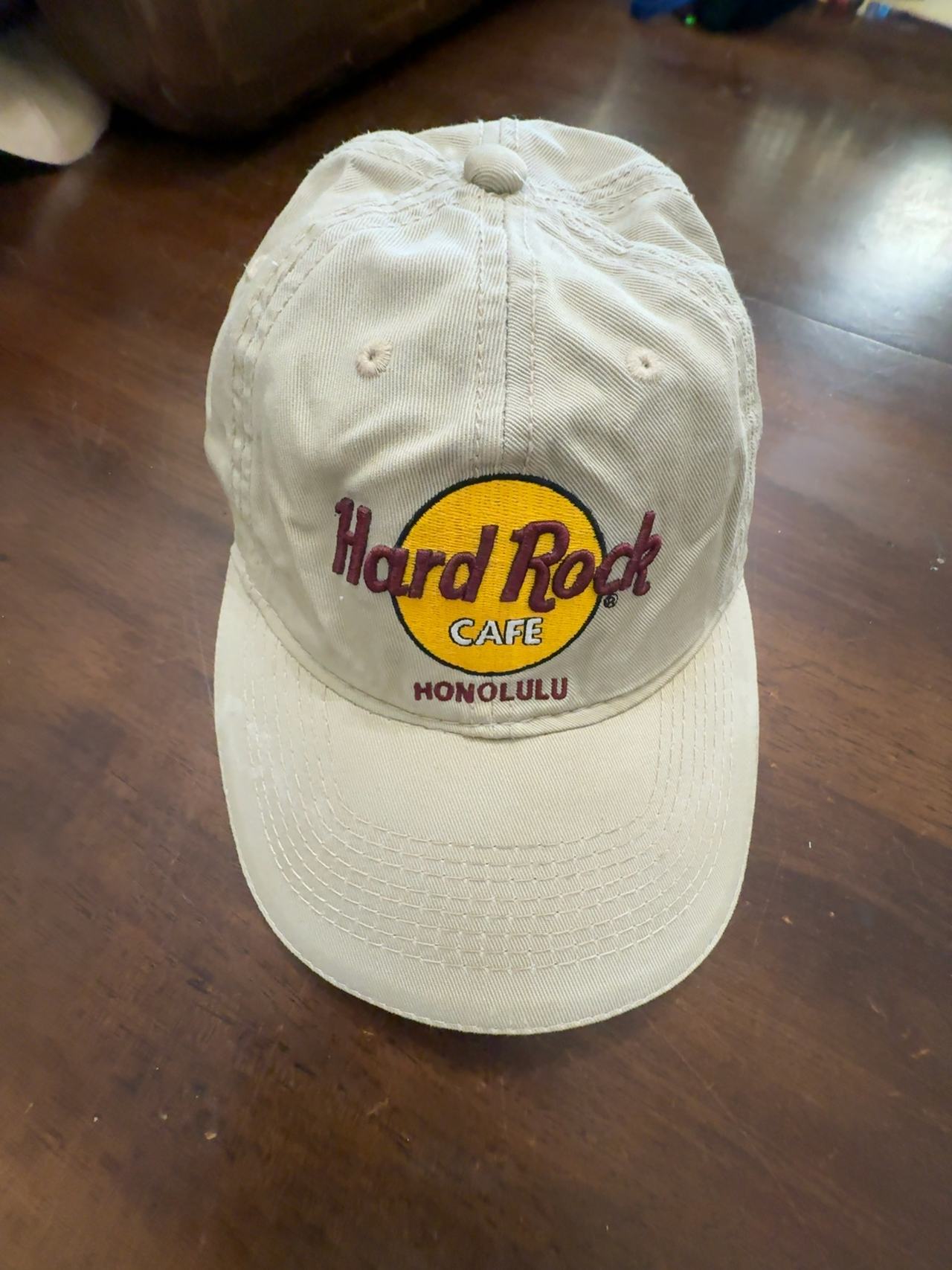 Hard Rock Cafe Beige Baseball Cap