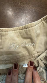 Vintage Y2K By Deep Beige Cotton Miniskirt - Image 2