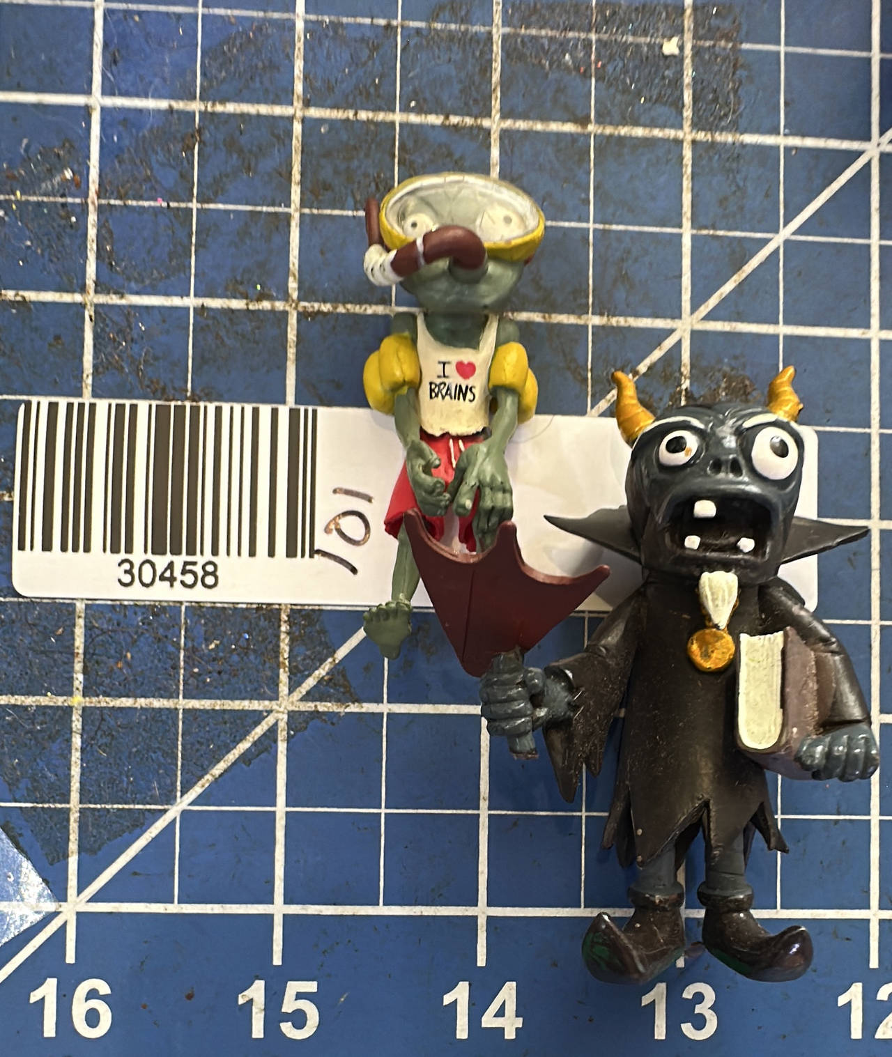 Plants vs. Zombies Snorkel Zombie 3-inch Figure