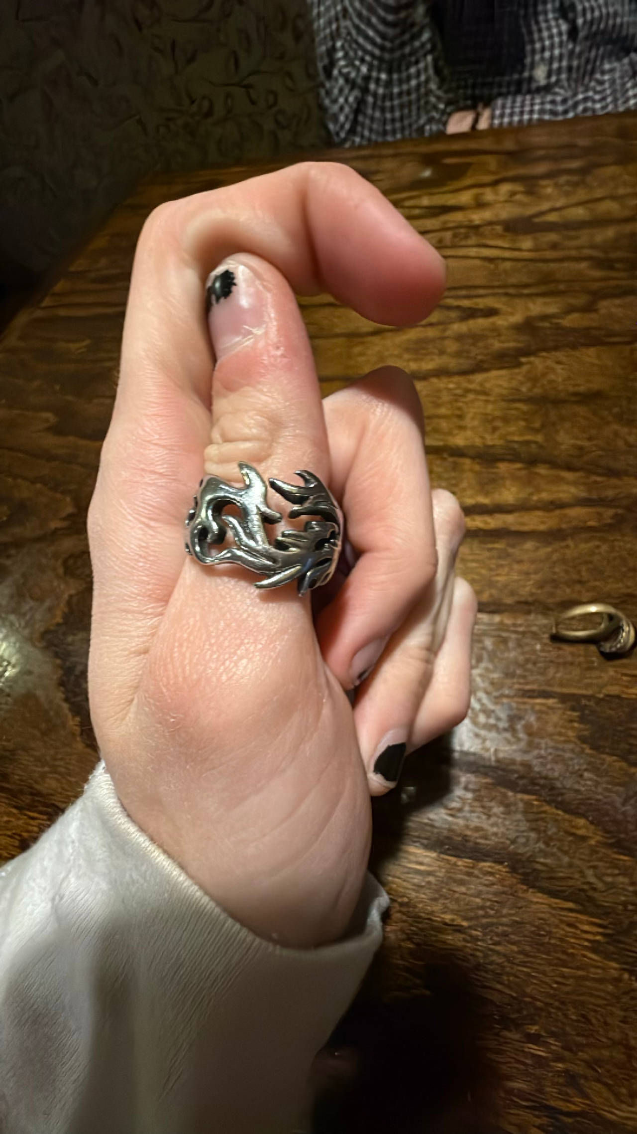 Silver Flame Ring