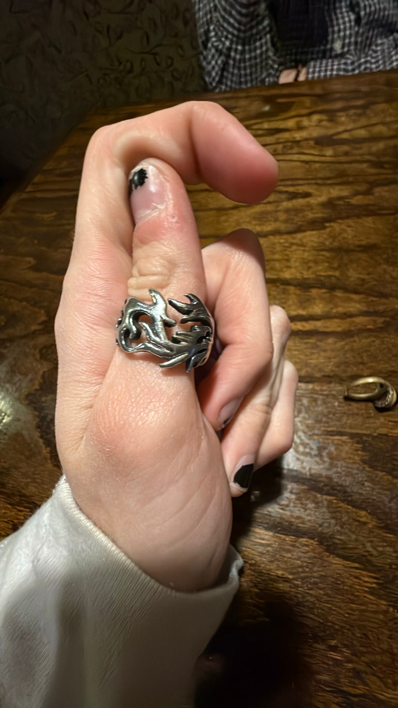 Silver Flame Ring