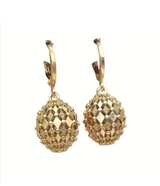 Gold Pineapple Earrings - Image 6