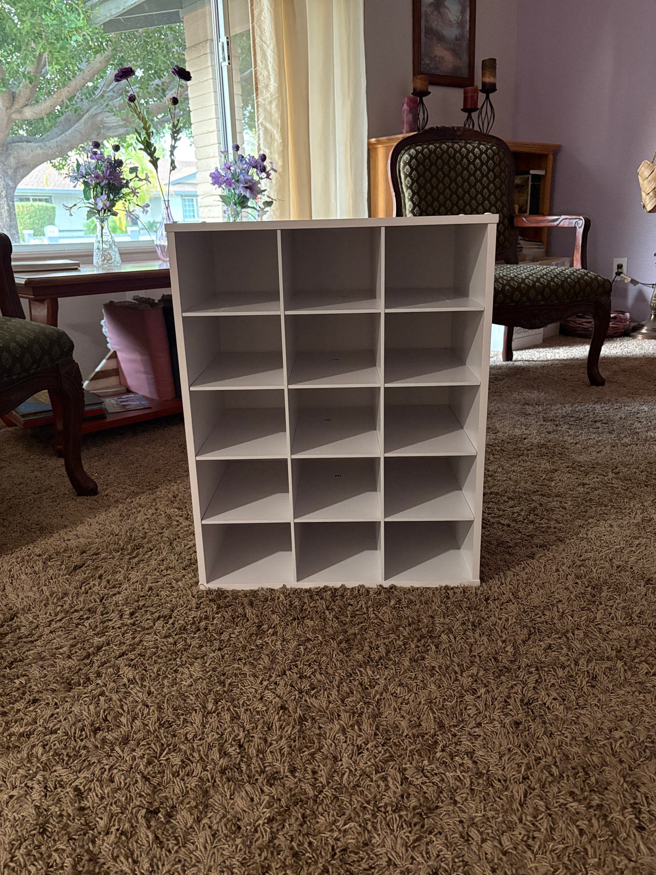 16-cube organizer shelf