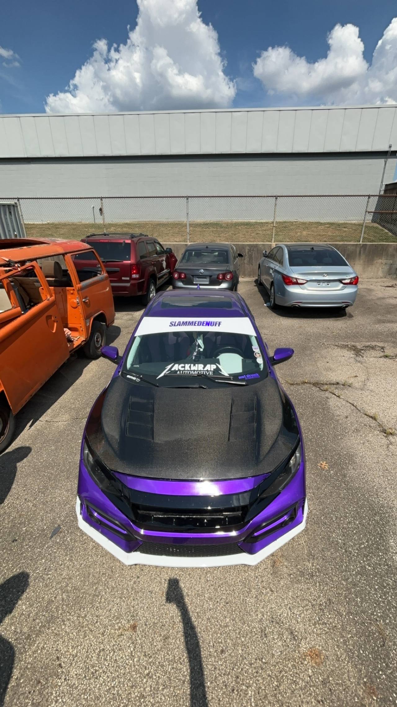 Honda Civic carbon hood 