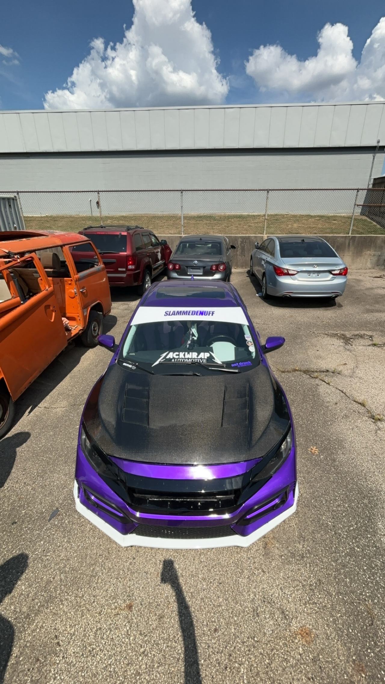 Honda Civic carbon hood 