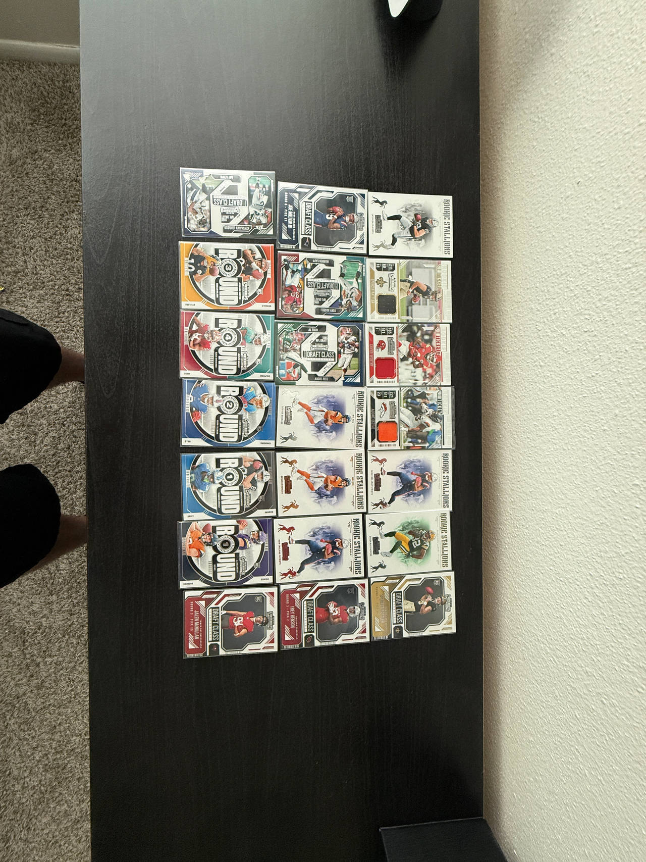 2025 NFL rookie card lot Panini contenders 
