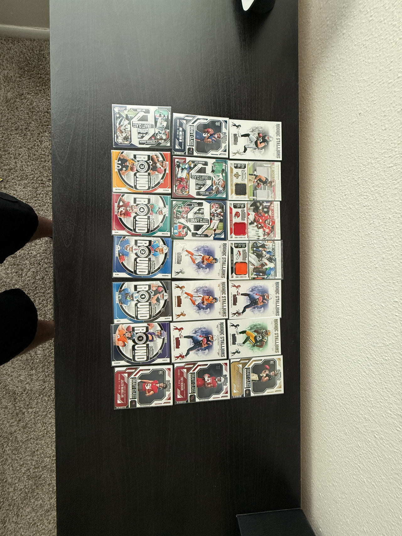 2025 NFL rookie card lot Panini contenders 
