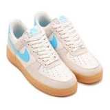 Nike Air Force 1 Low White University Blue Gum Sole - Image 5