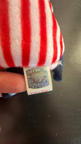 Ty Righty 2000 Red White Blue Elephant - Image 6