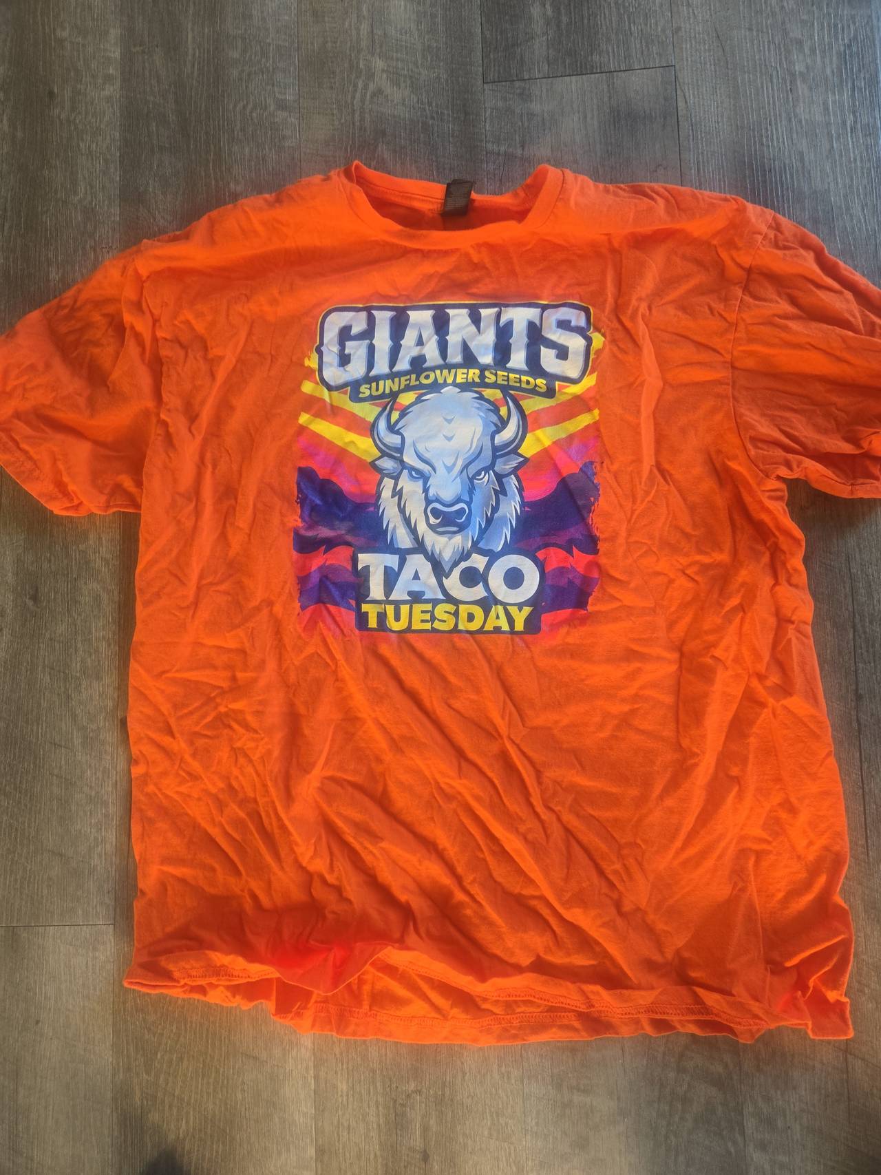 Giants Sunflower Seeds Taco Tuesday T-Shirt