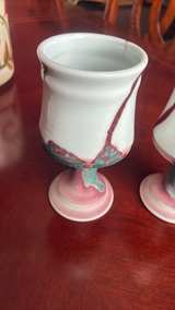 Handmade Studio Pottery Ceramic Goblets - Image 3