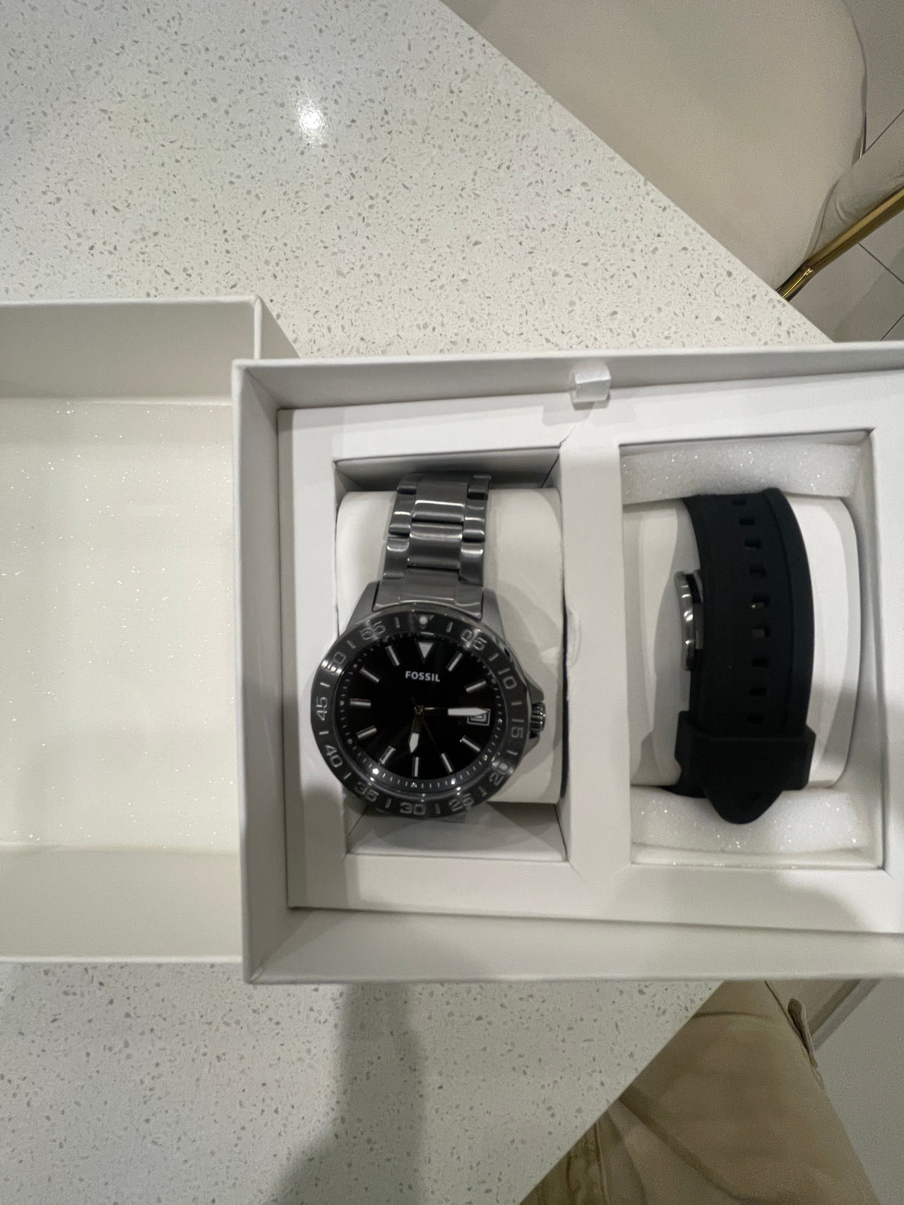 Fossil Men's Stainless Steel Watch Set