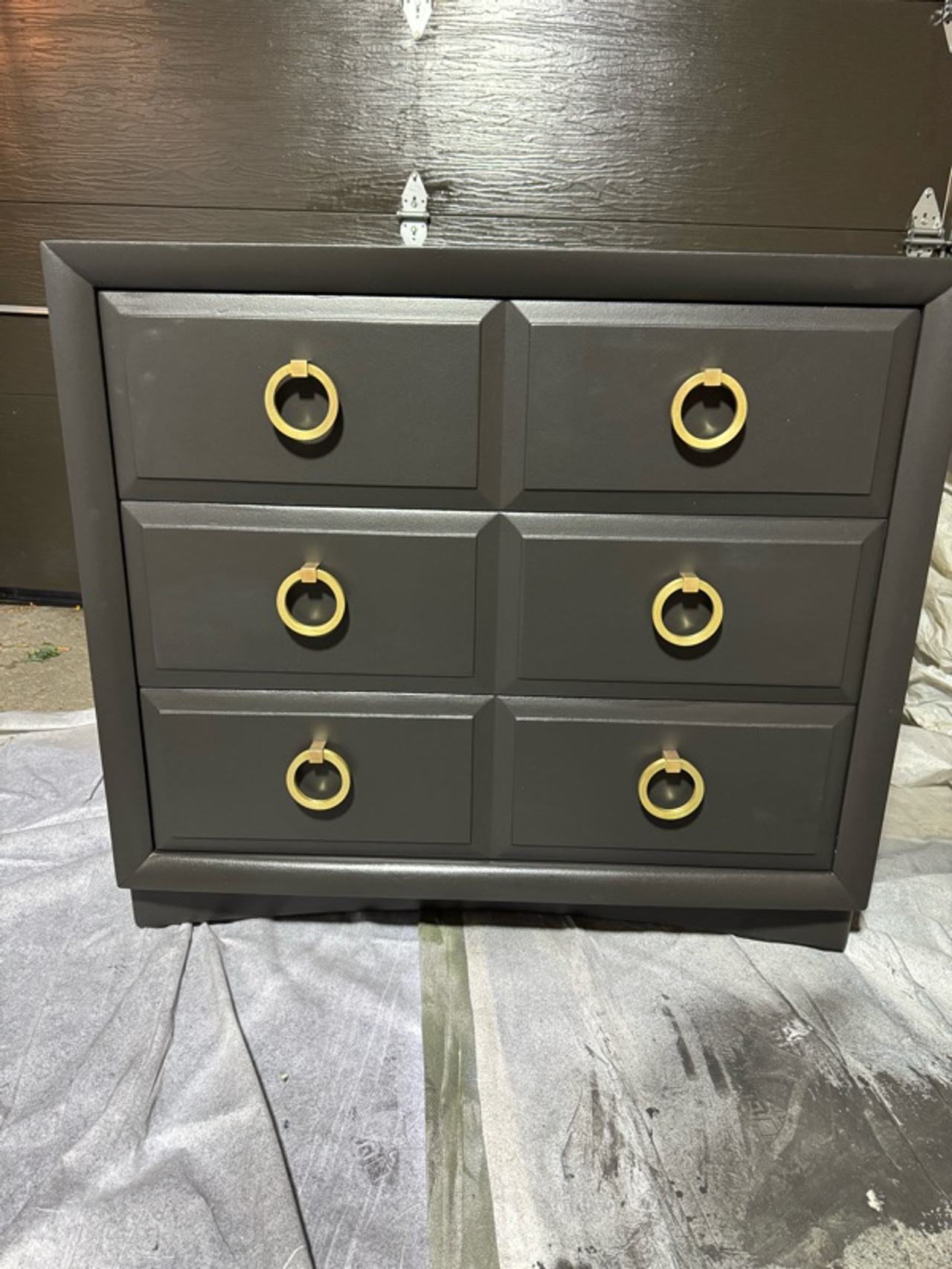 Stag Minstrel Grey Nightstand
