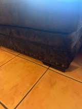 Upholstered Ottoman with Nailhead Trim - Image 2