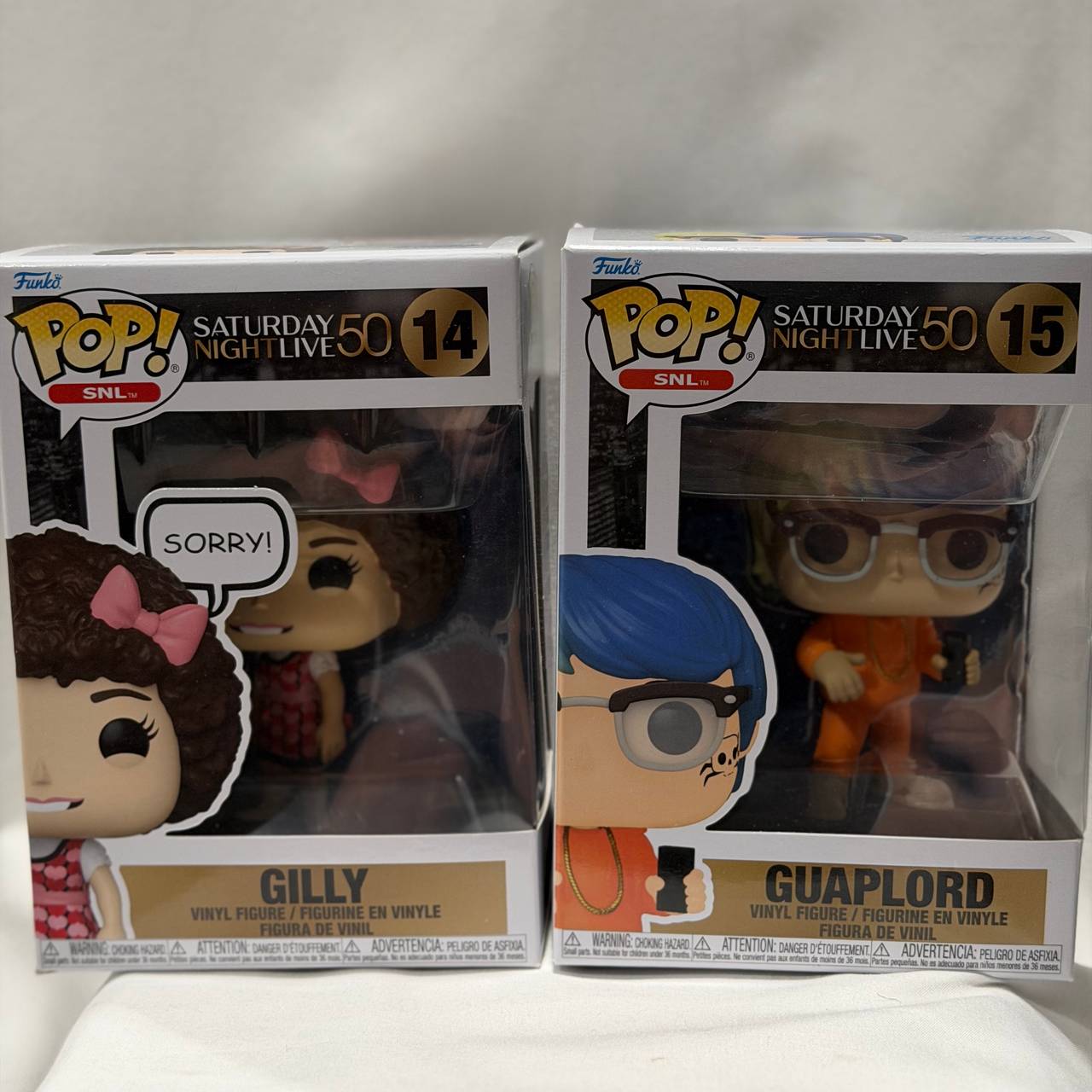Funko Pop! SNL 50th Anniversary Gilly #14 and Guaplord #15