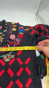 Michael Simon Vintage Beaded Embroidered Cardigan Sweater - Image 8