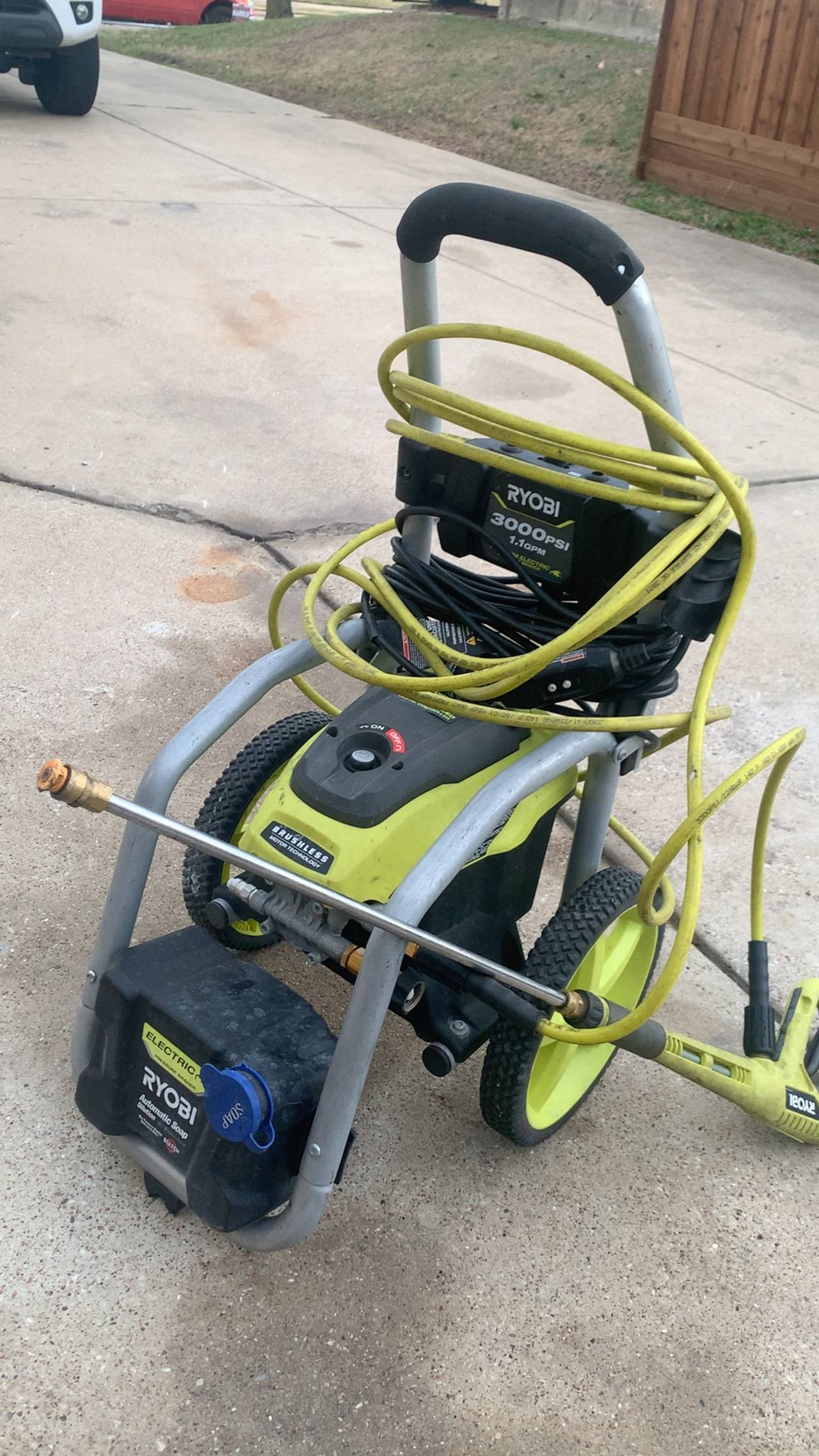 Ryobi 3000 PSI Electric Pressure Washer