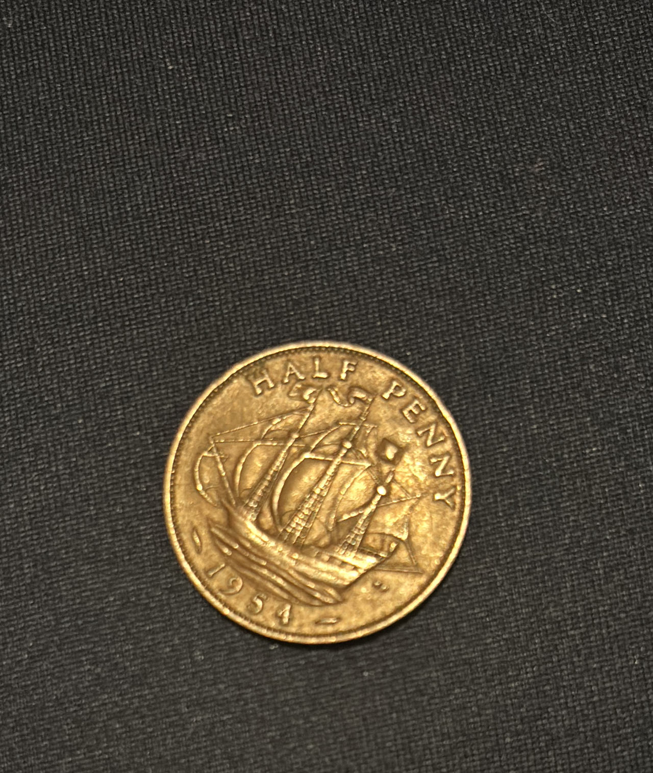 1954 United Kingdom Half Penny