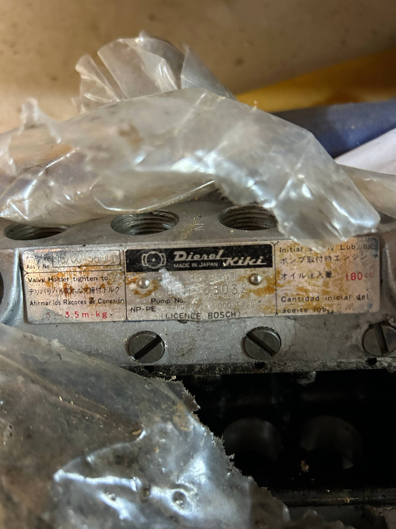 Diesel Kiki NP-PE Fuel Injection Pump 101401-3340