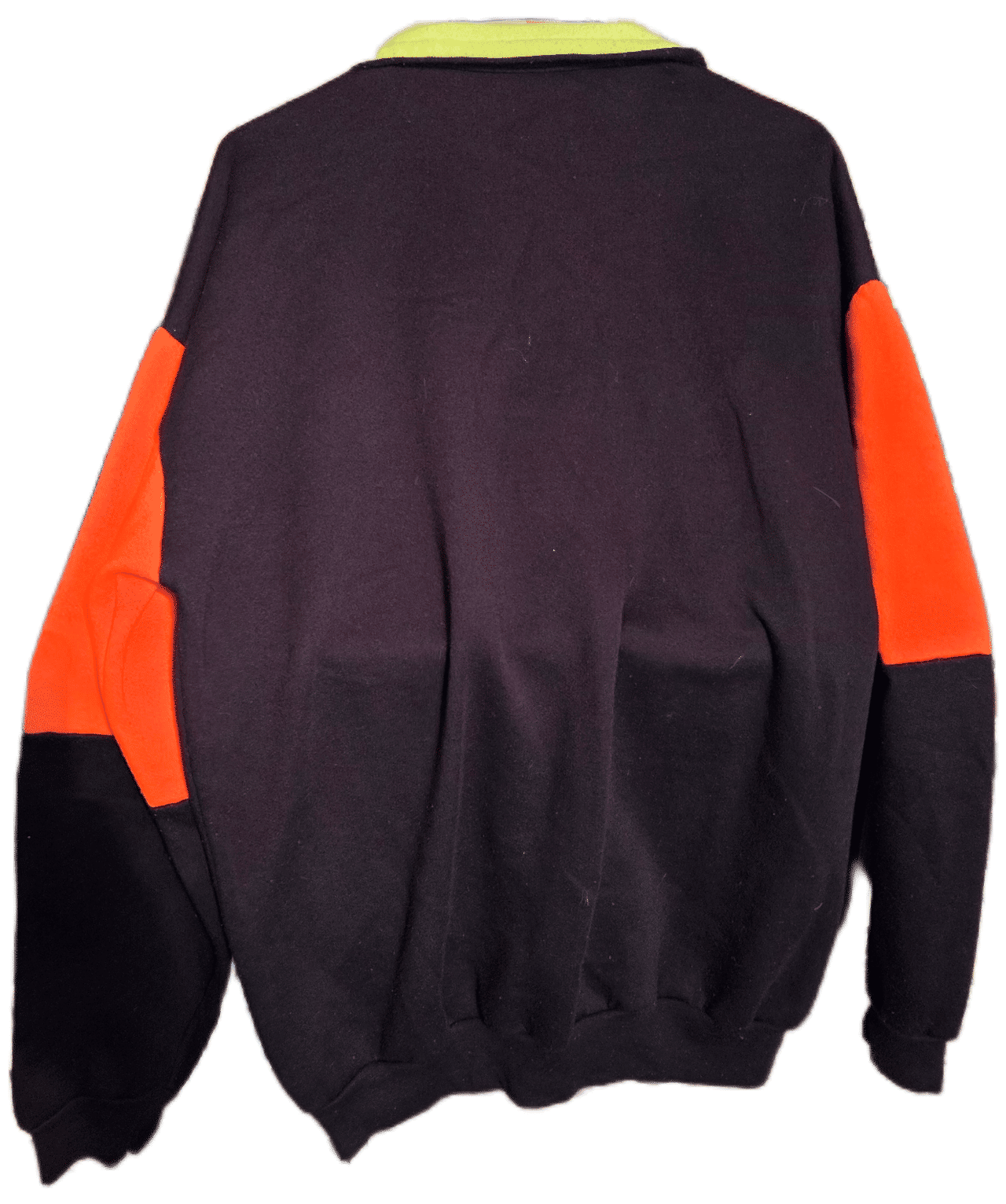 Vintage  San Francisco Sailboat Neon Colorblock Quarter Zip Sweatshirt