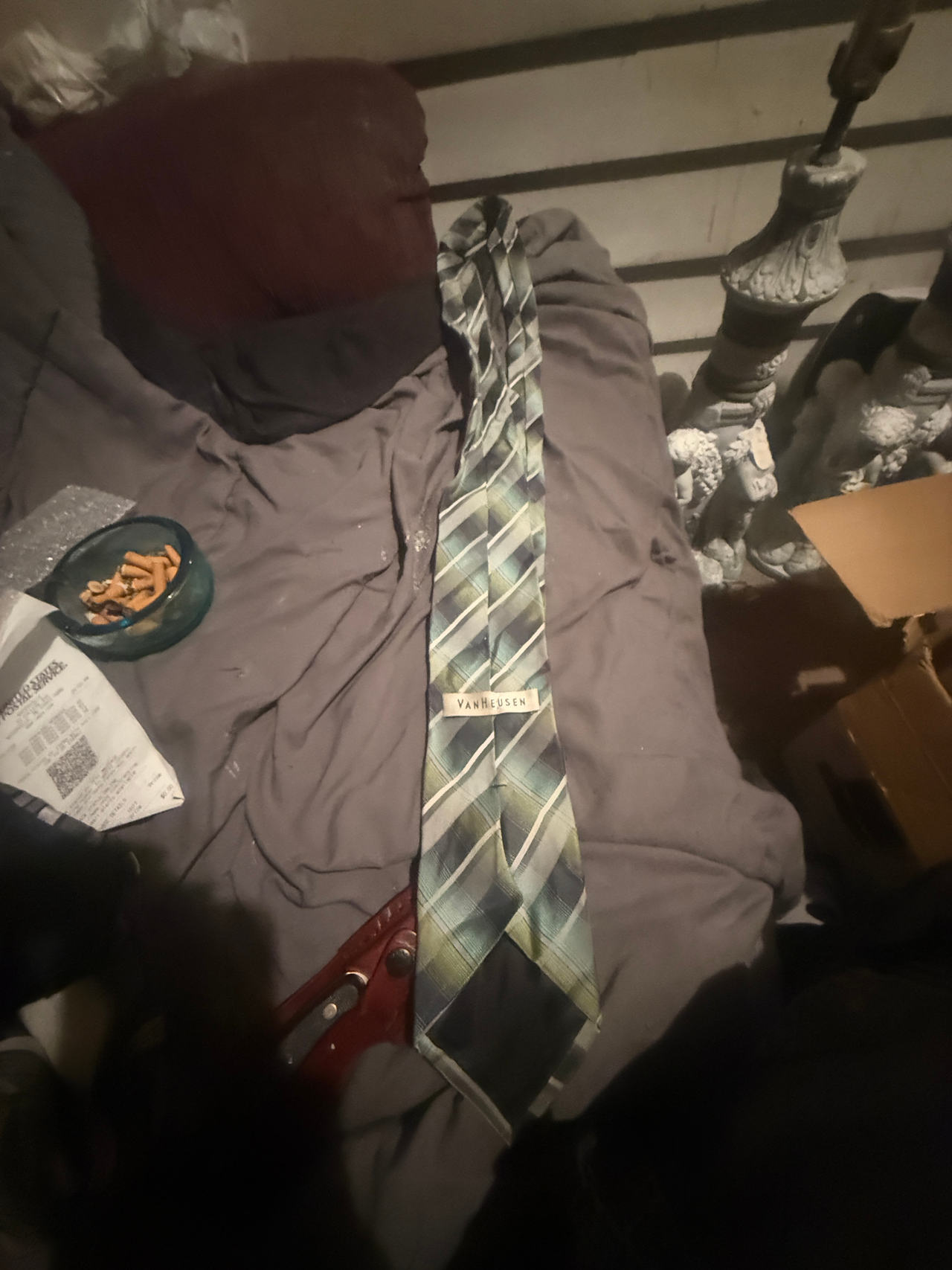 Van Heusen Plaid Necktie