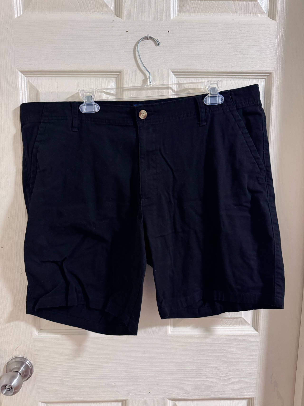 George Men's Black Chino Shorts Size 40