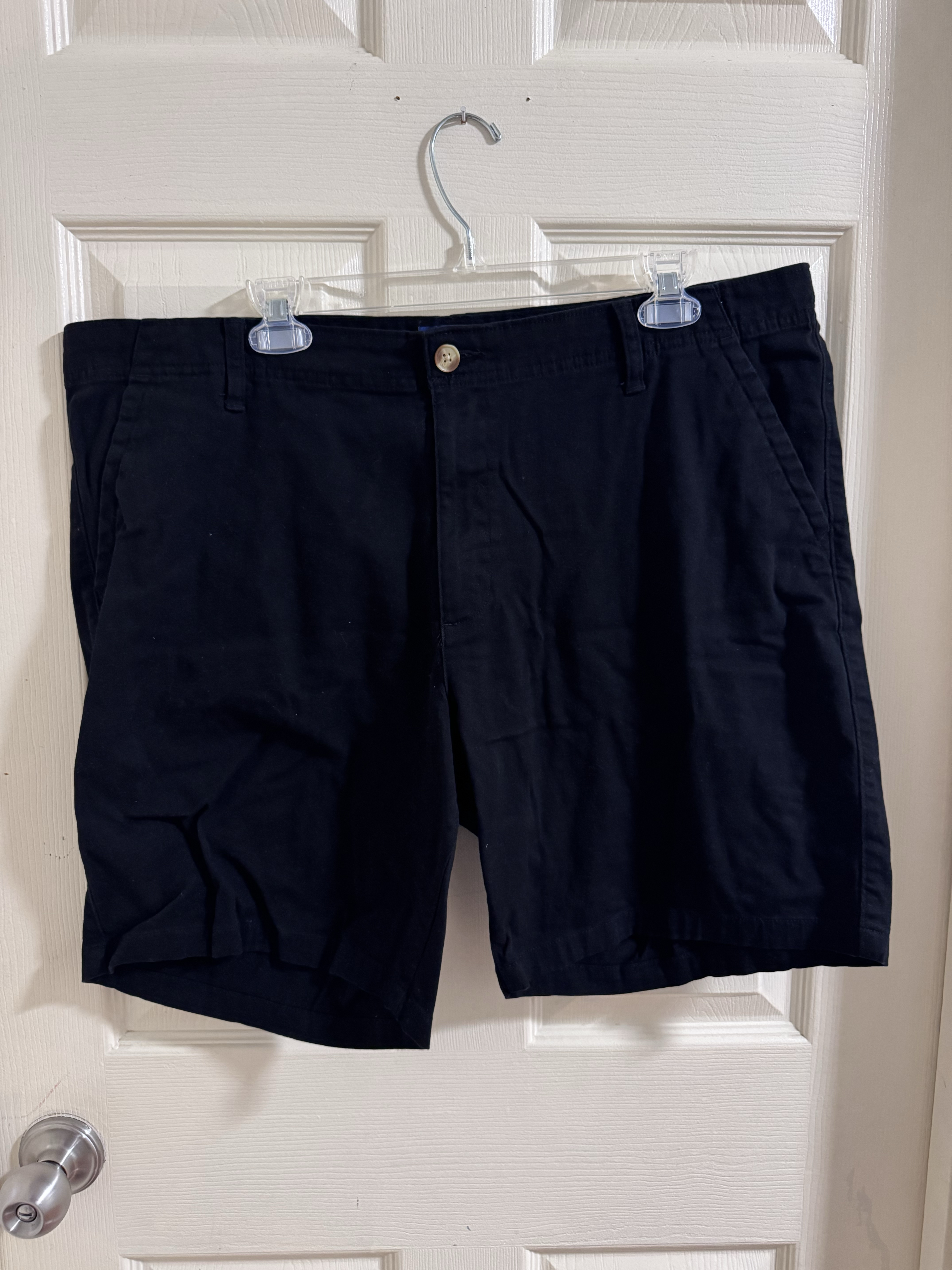 George Men's Black Chino Shorts Size 40 - Image 1