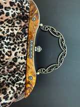 Vintage Leopard Print Evening Bag - Image 2