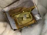 Whiting & Davis Gold Mesh Evening Bag with Original Box - Image 6