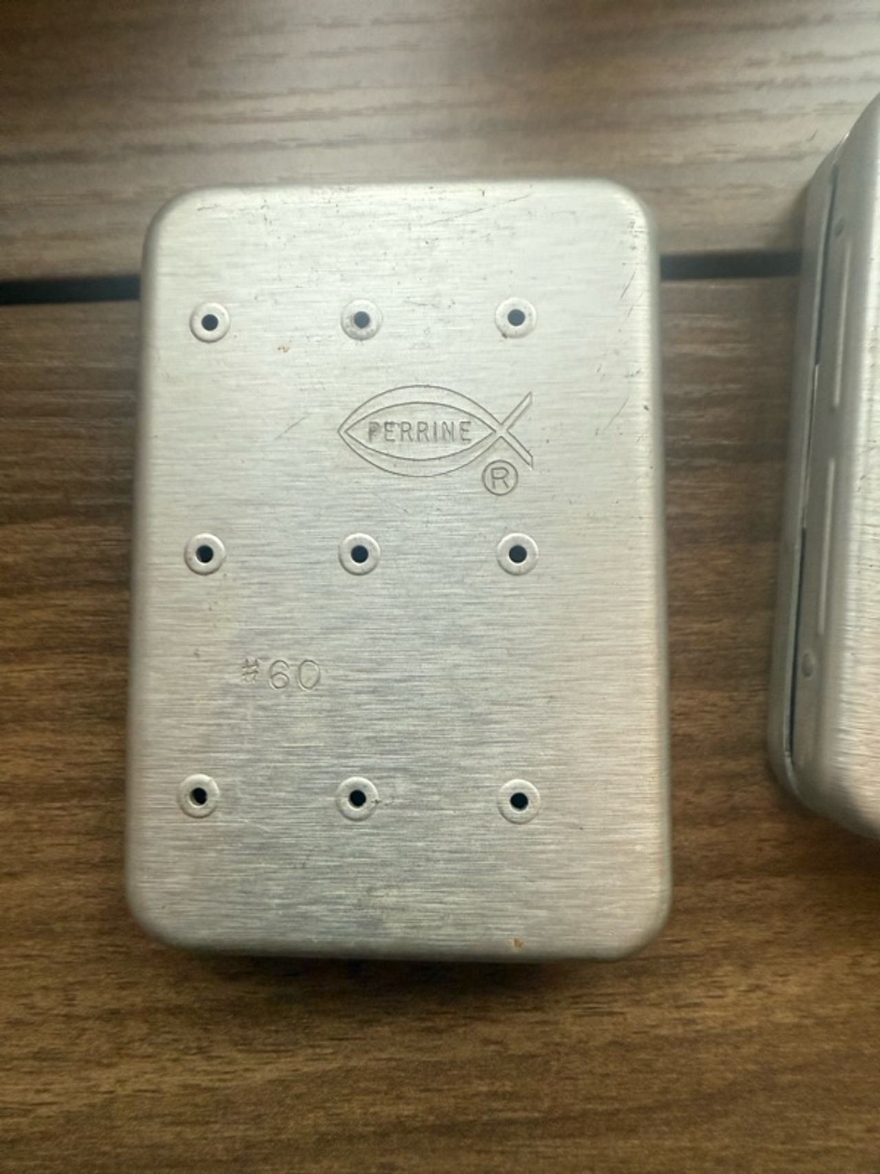 Perrine #69 Fly Box Gold Aluminum
