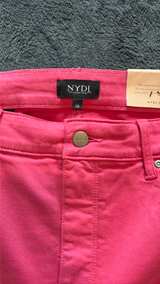NYDJ Marilyn Straight Jeans in Pink - Image 3