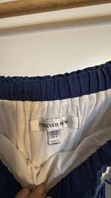 Blue and White Off-Shoulder Maxi Dress forever new  - Image 4