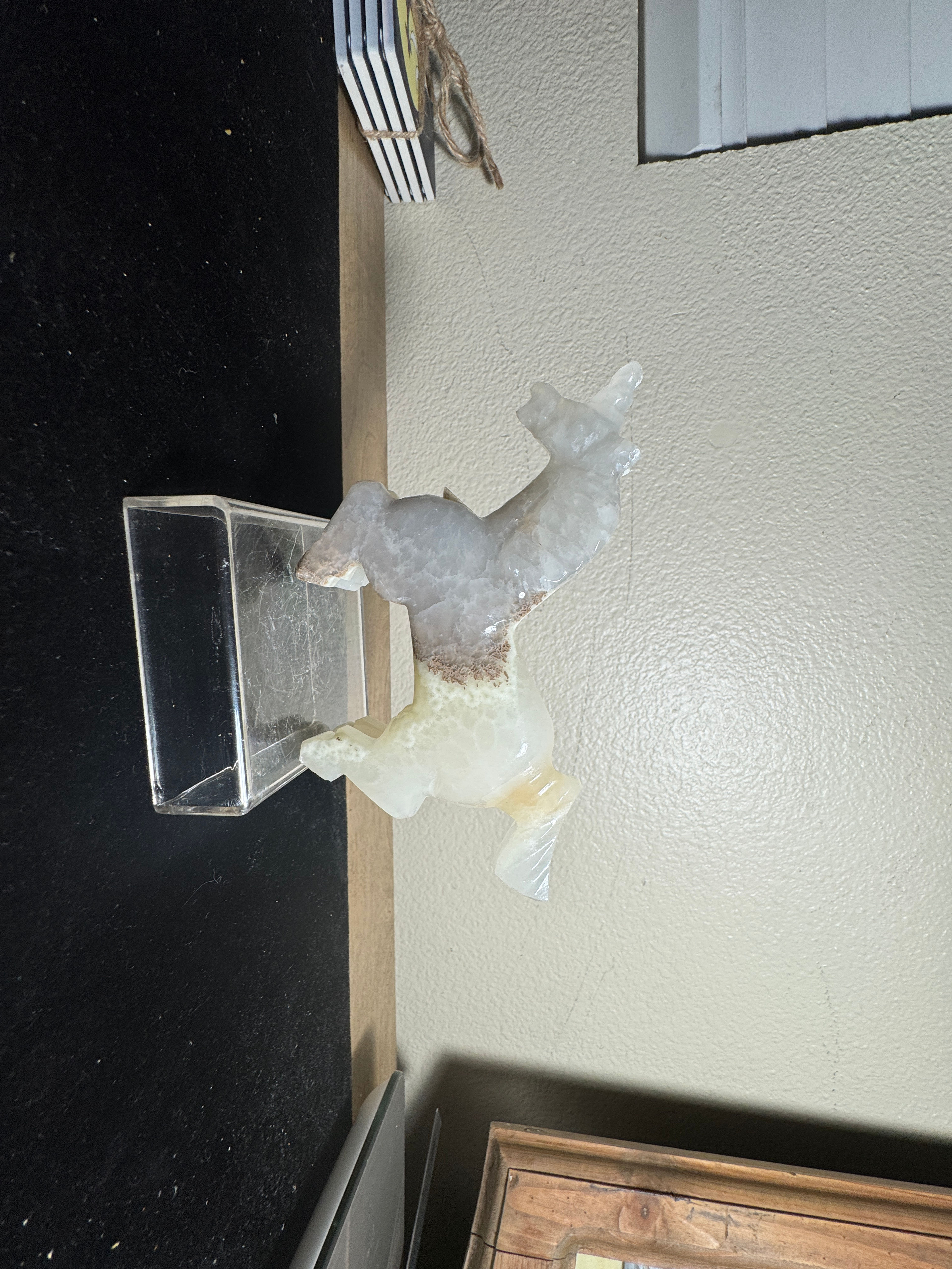 Carved Stone Horse Figurine