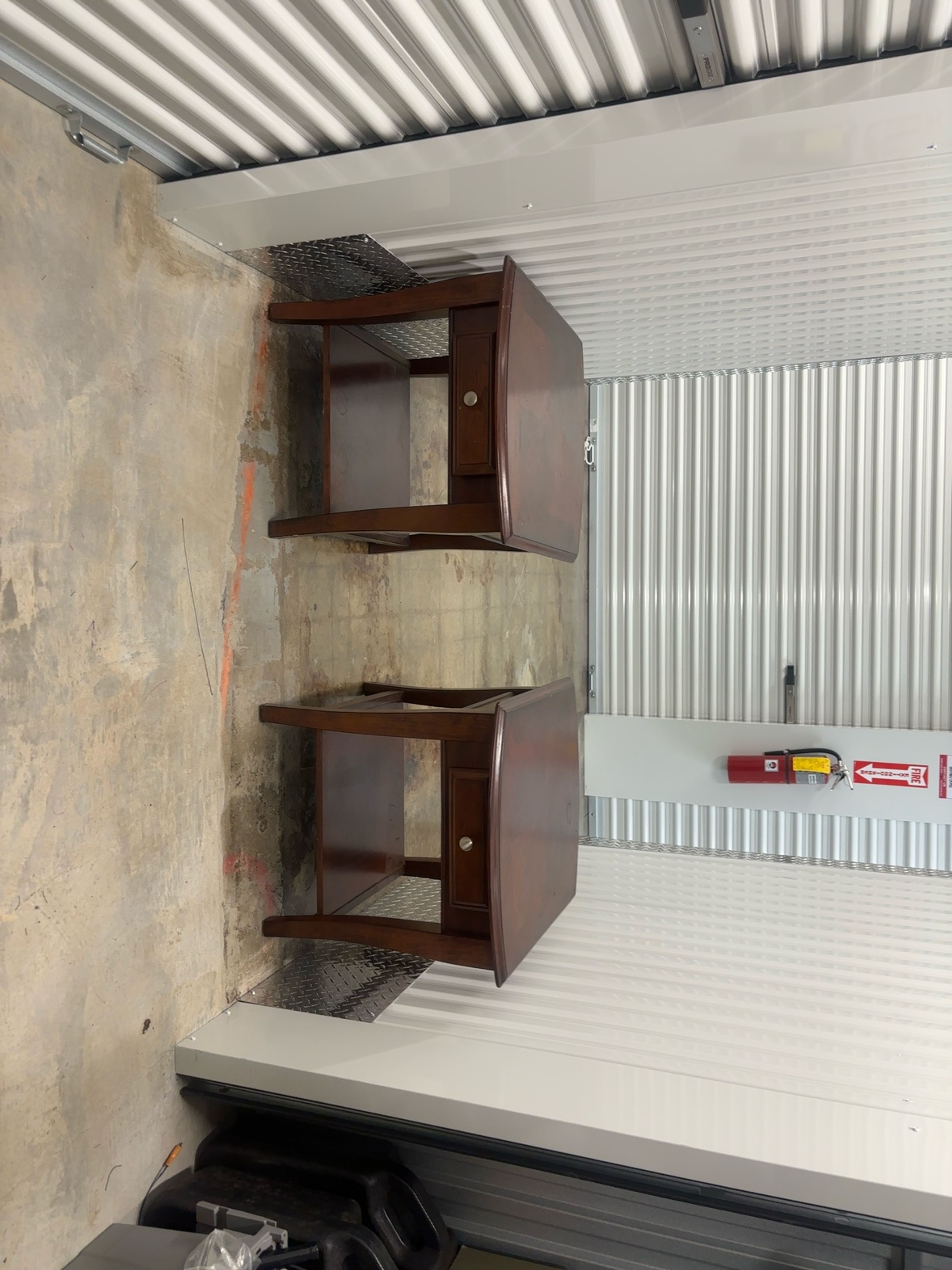 Espresso Wood Nightstand